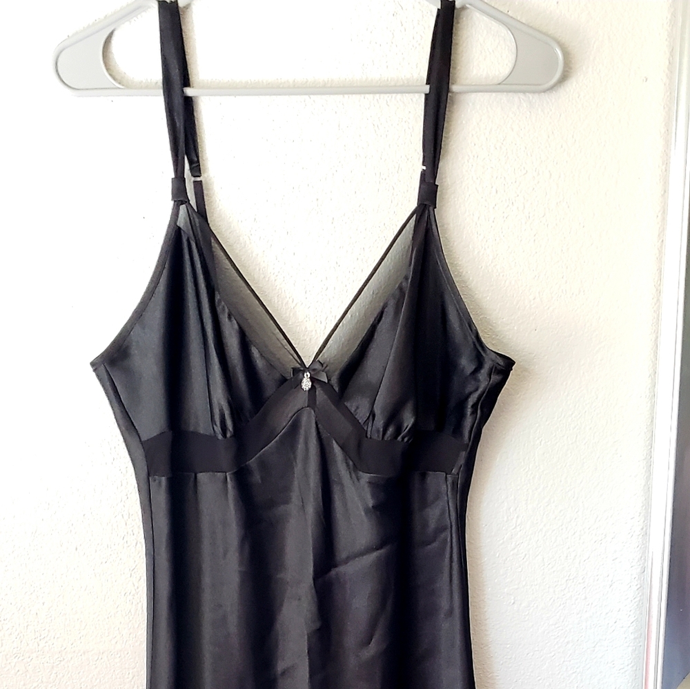 Black Silk Nightgown